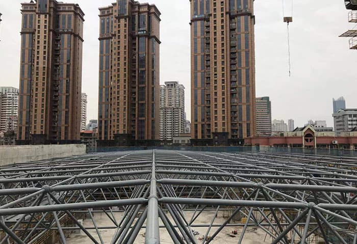 黄海螺栓球网架结构