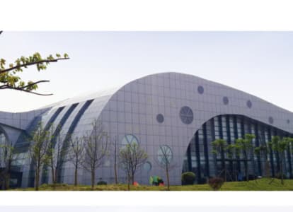 黄海会议中心外景网架工程